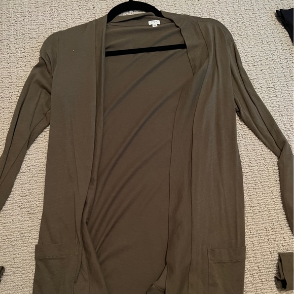 J. Crew Factory Sweaters - J. Crew Factory Lightweight Cotton Open Front Cardigan